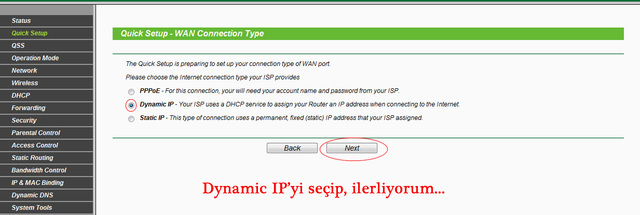  Ethernet ve Wan girişi yardım