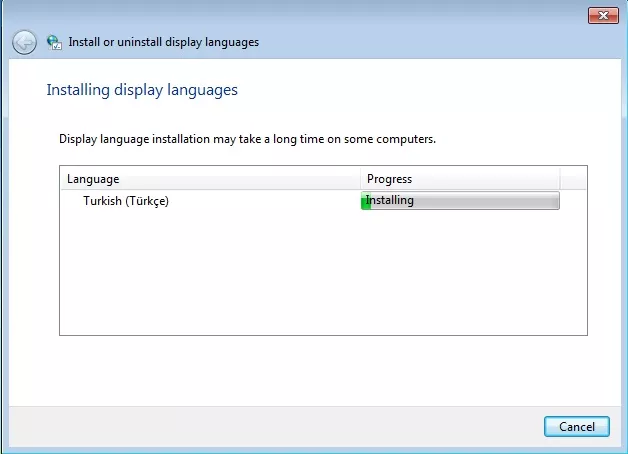  Windows 7 Ultimate 64 Bit Türkçeleştirme Sorunu