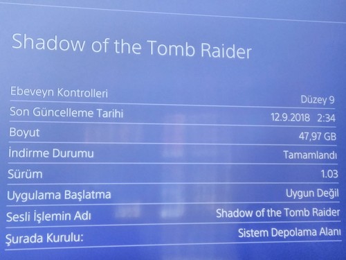 SHADOW OF THE TOMB RAIDER | PlayStation 4/Pro (2018)