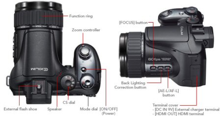  Casio Exilim PRO EX-F1: Saniyede 60 kare ve Full HD video