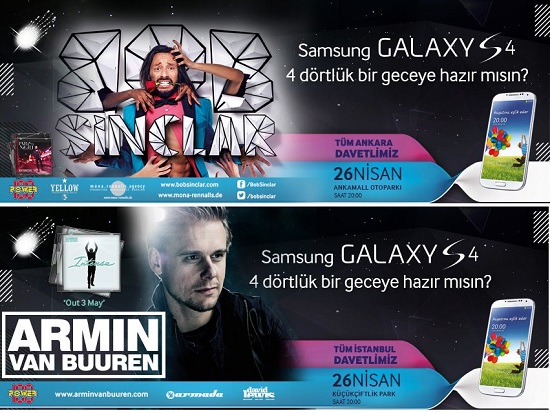 Samsung, Galaxy S4 için Ankara ve İstanbul'da iki büyük konser organize edecek