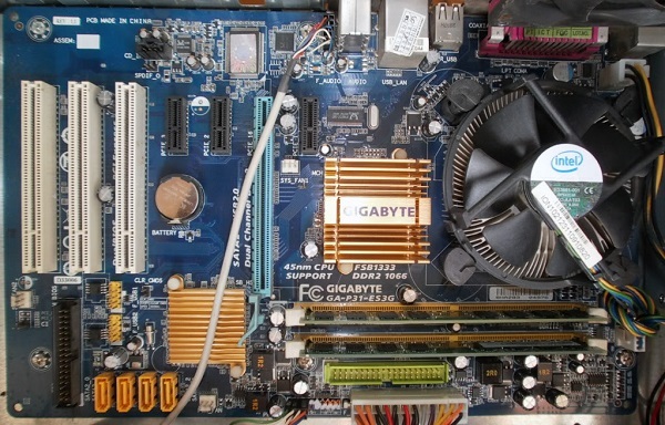 Gigabyte ga p31 s3g не стартует