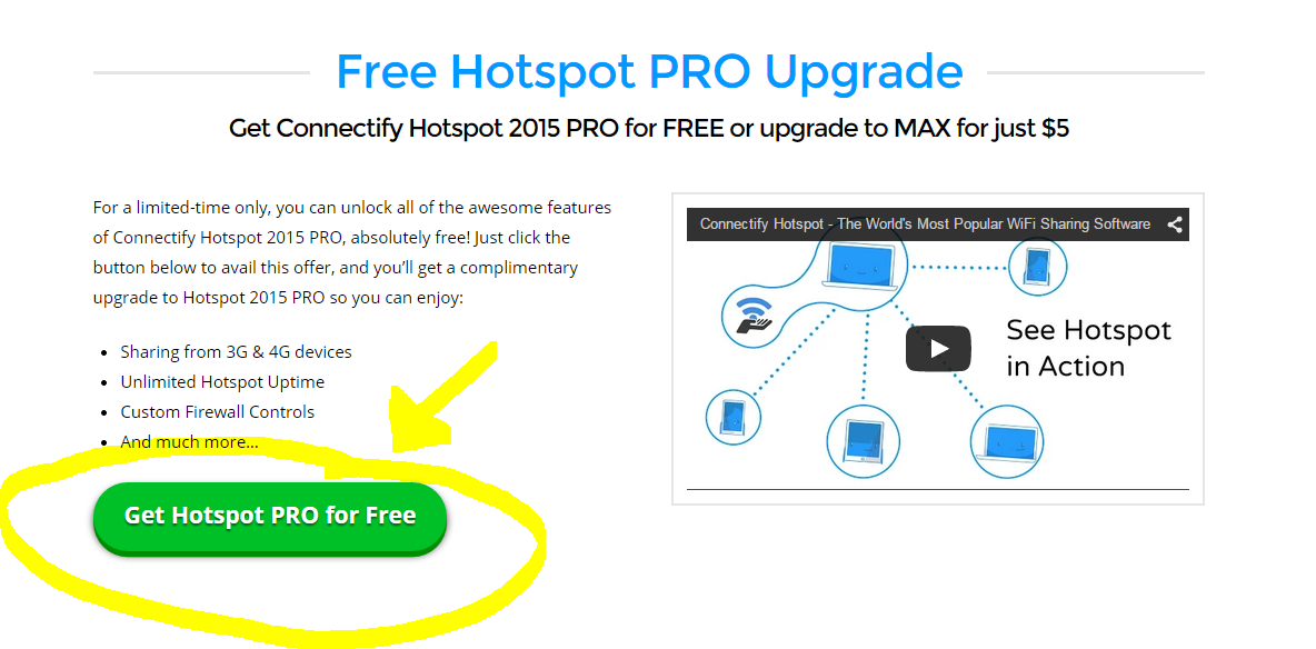  Connectify Hotspot 2015 Ücretsiz kısa süreliğine