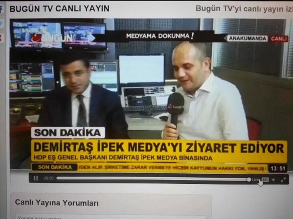  Tüm muhalifler BugunTv ve Kanaltürk'e destek olmalı