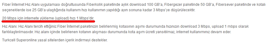  Yüzyılın Komedisi : Superonline-fiber Upload hızı 1 MBps'ye indirildi-düzeltildi upload yine 5mpbs