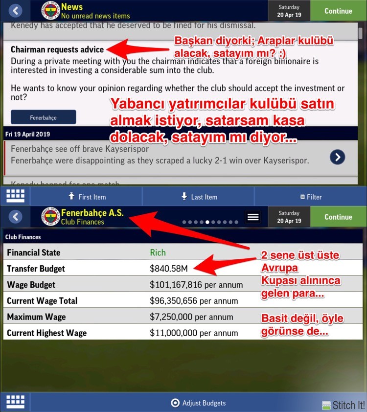 FOOTBALL MANAGER MOBİLE 2017