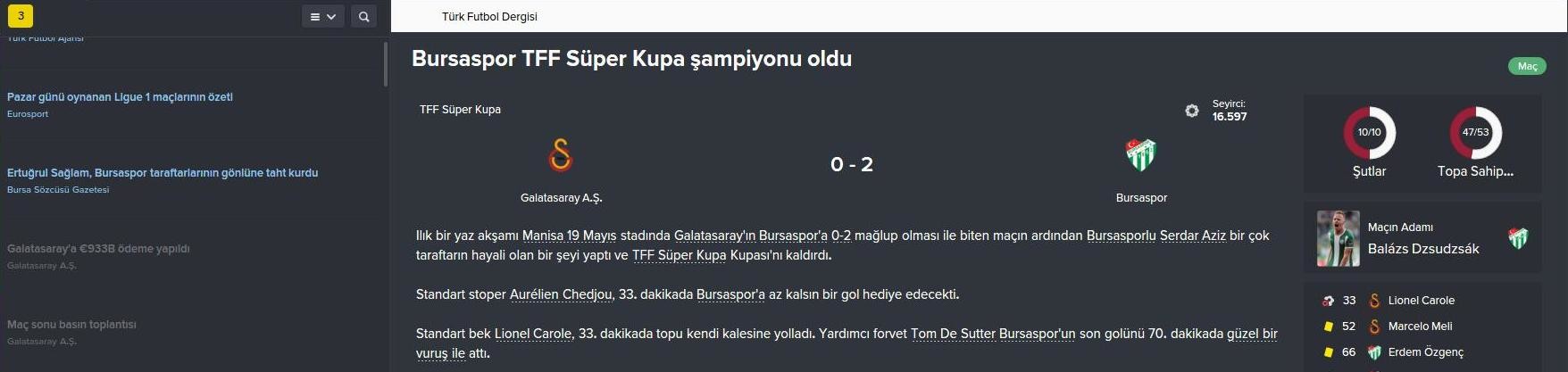  FM 2016 Galatasaray Kariyeri  -Yine yeniden- (3. sezon basladi)