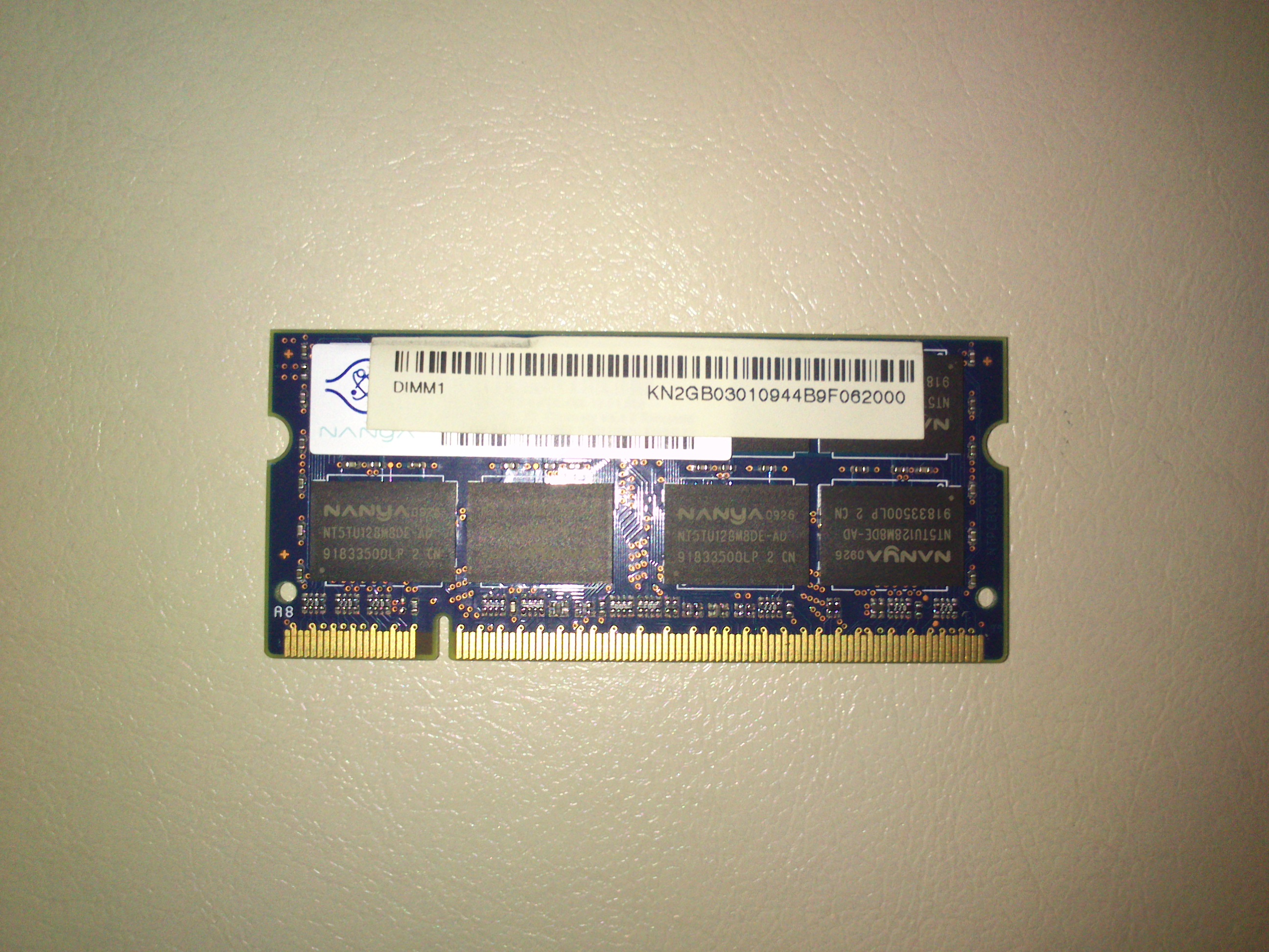  Satılık/Takaslık NANYA 2 GB DDR2 800 MHZ Notebook Ram 30 TL