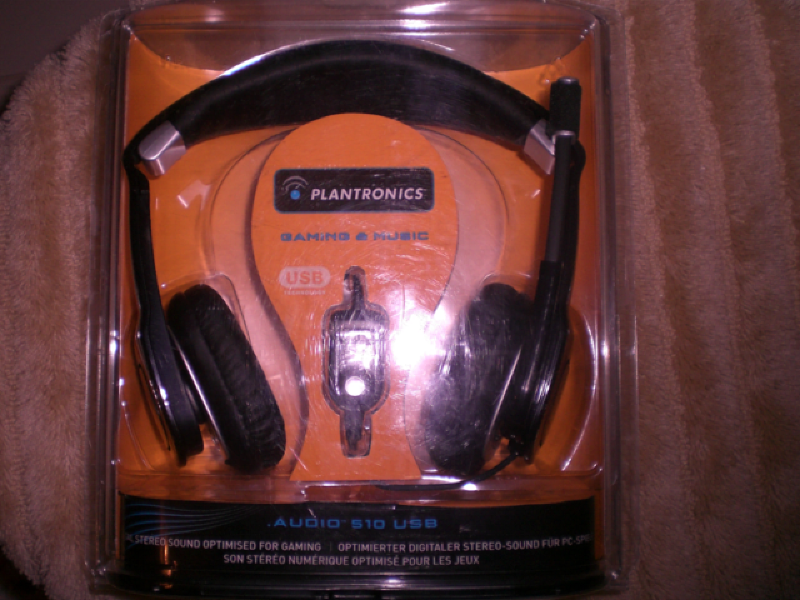  Satılık Plantronics Audio 510 USB (Ses kartlı Gaming Headset)(Kargo Benden)