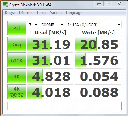  FLASH DISK TEST BAŞLIĞI!!!