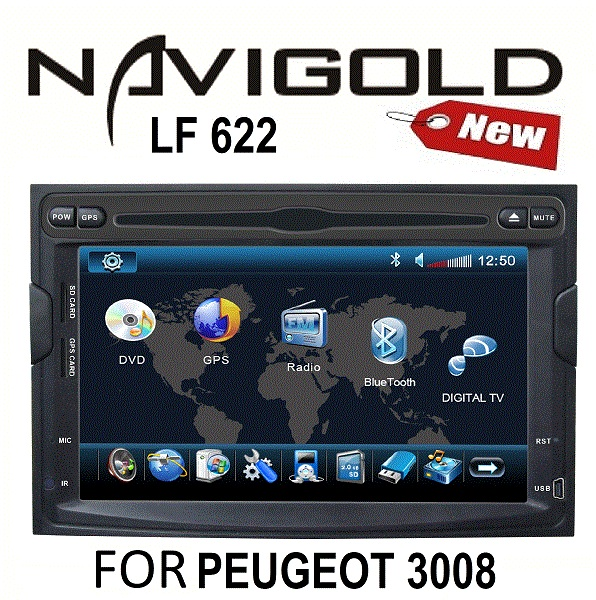  PEUGEOT 5008 7' MULTİMEDIA DVD PROJESİ