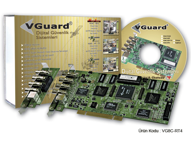  VGUARD Chateau DVR KART 8 Lİ