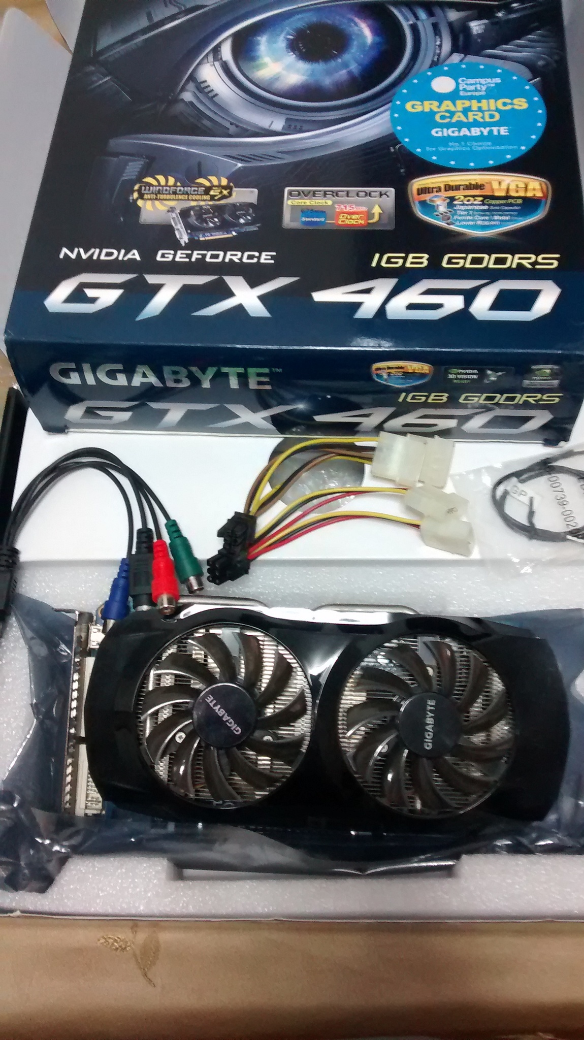 SATILIK GIGABYTE GTX 460 1 GB DDR5 256 BIT OC