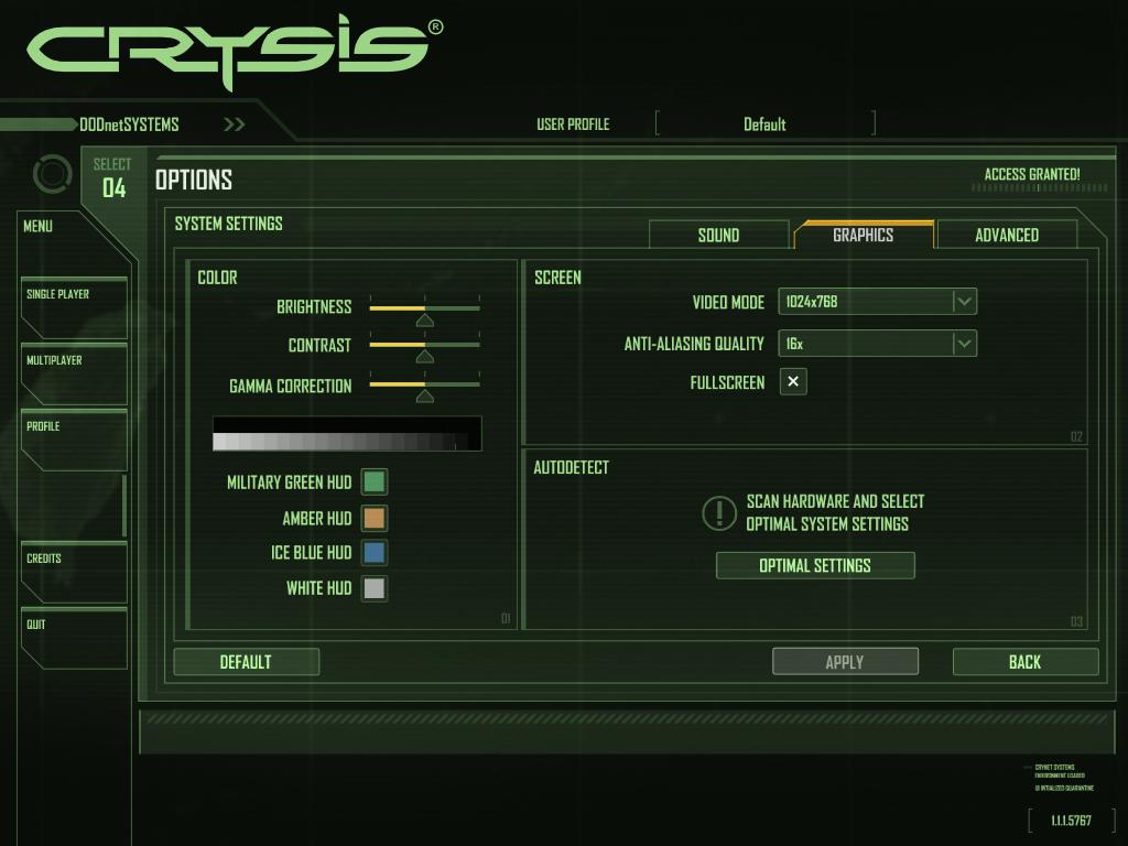  'Crysis' İnce ayarlar Paylaşım Konusu