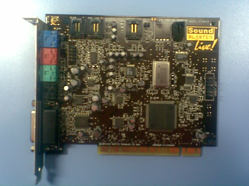  SATILIK CREATİVE SOUND BLASTER LİVE CT4670 SES KARTI 15 TL.