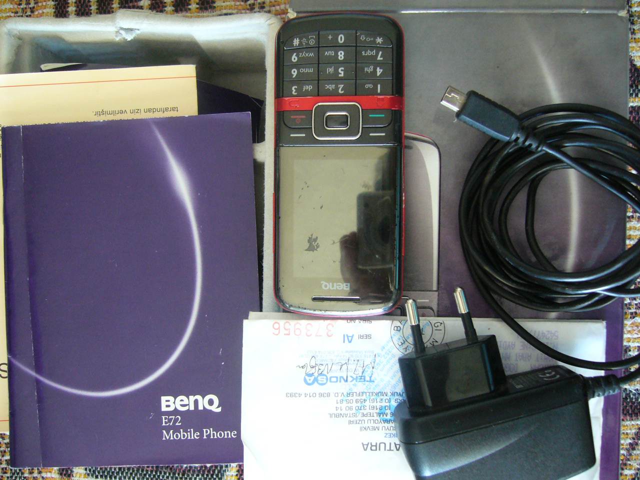  Benq E72 wm6.5-wifi-2mp  kamera-60 tl....