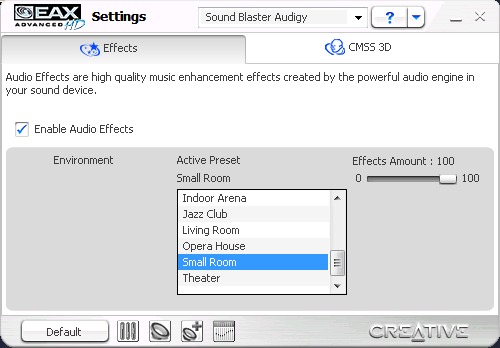  '' creative sound blaster audigy value 7.1 24 bit '' sadece 2 hoparlörden ses alıyorum ?