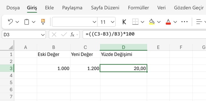 Excel'de yüzde hesaplama nasıl yapılır? İşte bilmeniz gereken formüller