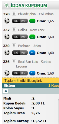  Gece kuponum maçlar 02.00 - 05.00 arası, TUTAR MI ?