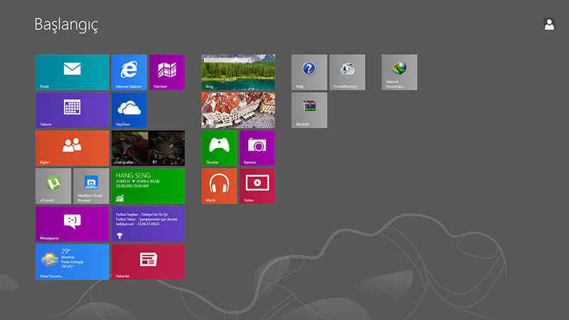  Windows 8 başlangıç menüsü siliniyor?