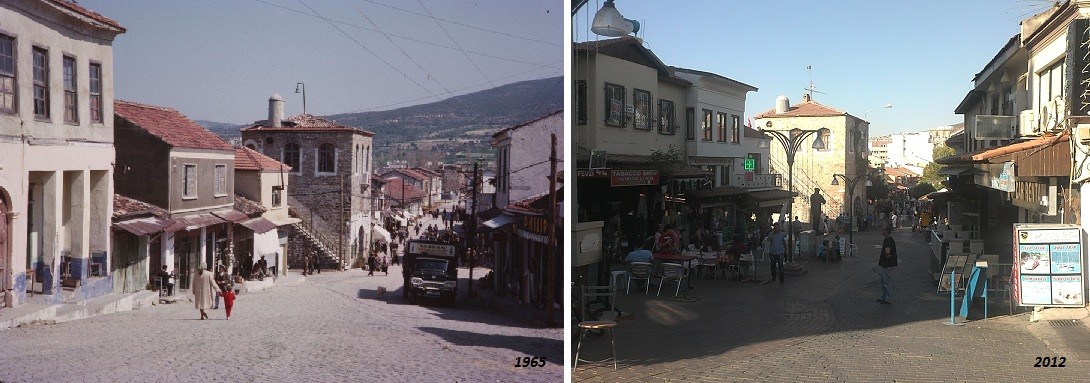  Aynı mekan, farklı zamanlar. Kuşadası 1965 ve 2012