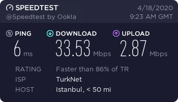 Türknet kullanıcısıym Upload hızım arttı 
