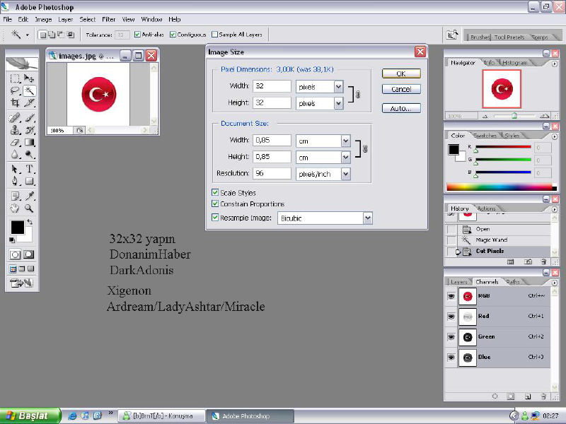  ŞEFFAF CLAN SEMBOL OLUŞTURMAK ( Transparent symbol )