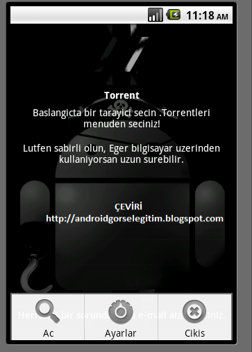  Android Program Türkçeleştirme (Sürekli Programlar Ekleniyor)