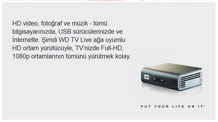 WD TV Live (Gen 2) [75 TL]