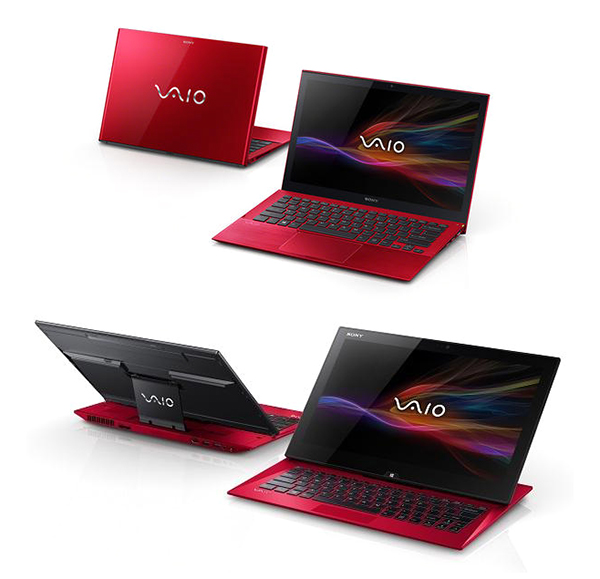 Sony, sınırlı sayıda hazırladığı kırmızı renkli yeni Vaio dizüstü bilgisayar modellerini tanıttı