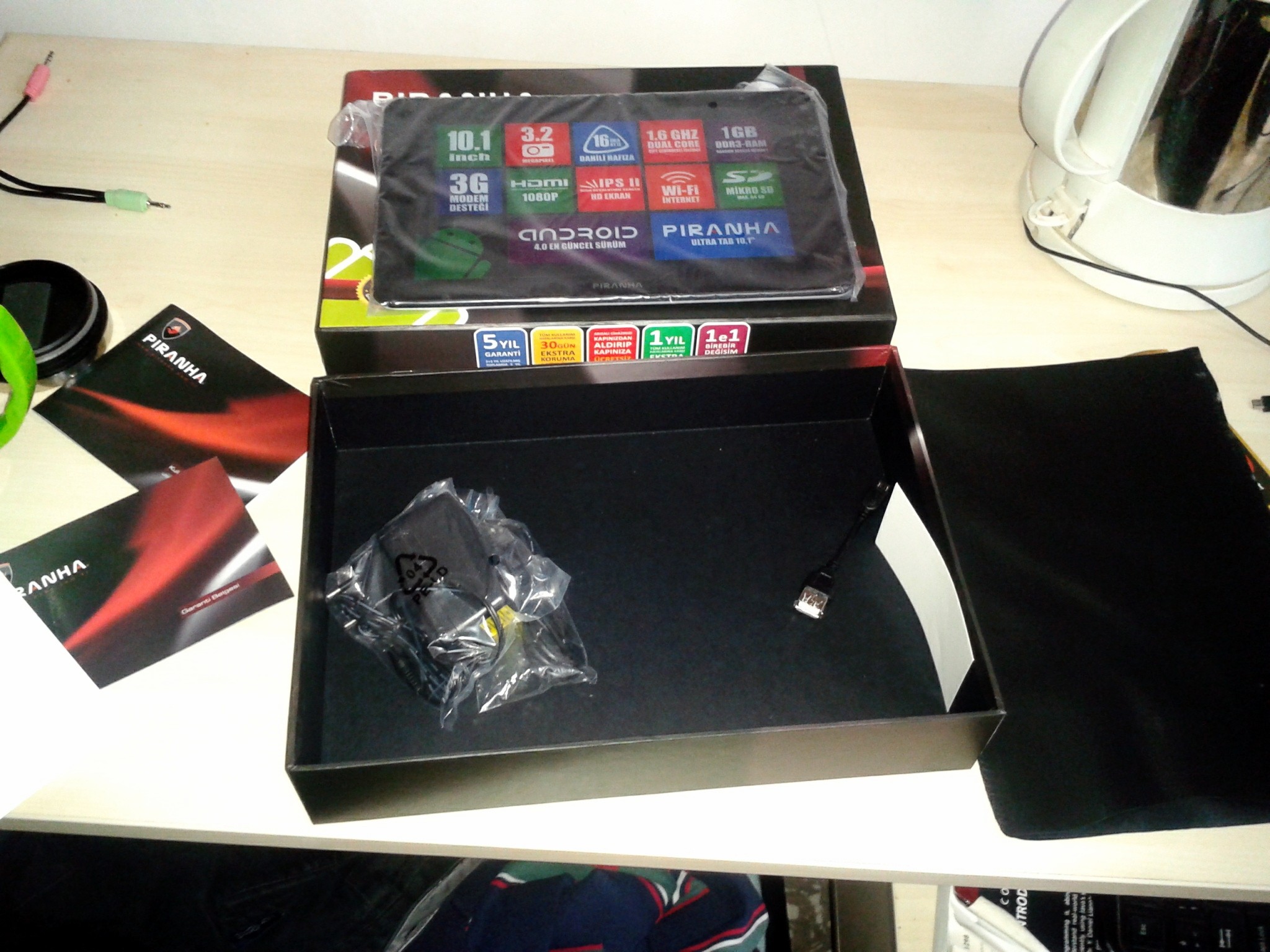  Piranha Ultra Tab 10.1 Geldi - Basit bir İnceleme