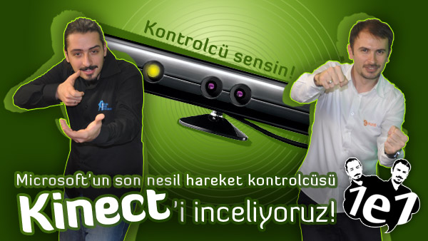 1e1: Microsoft'un sihirli kontrolcüsü Kinect video inceleme