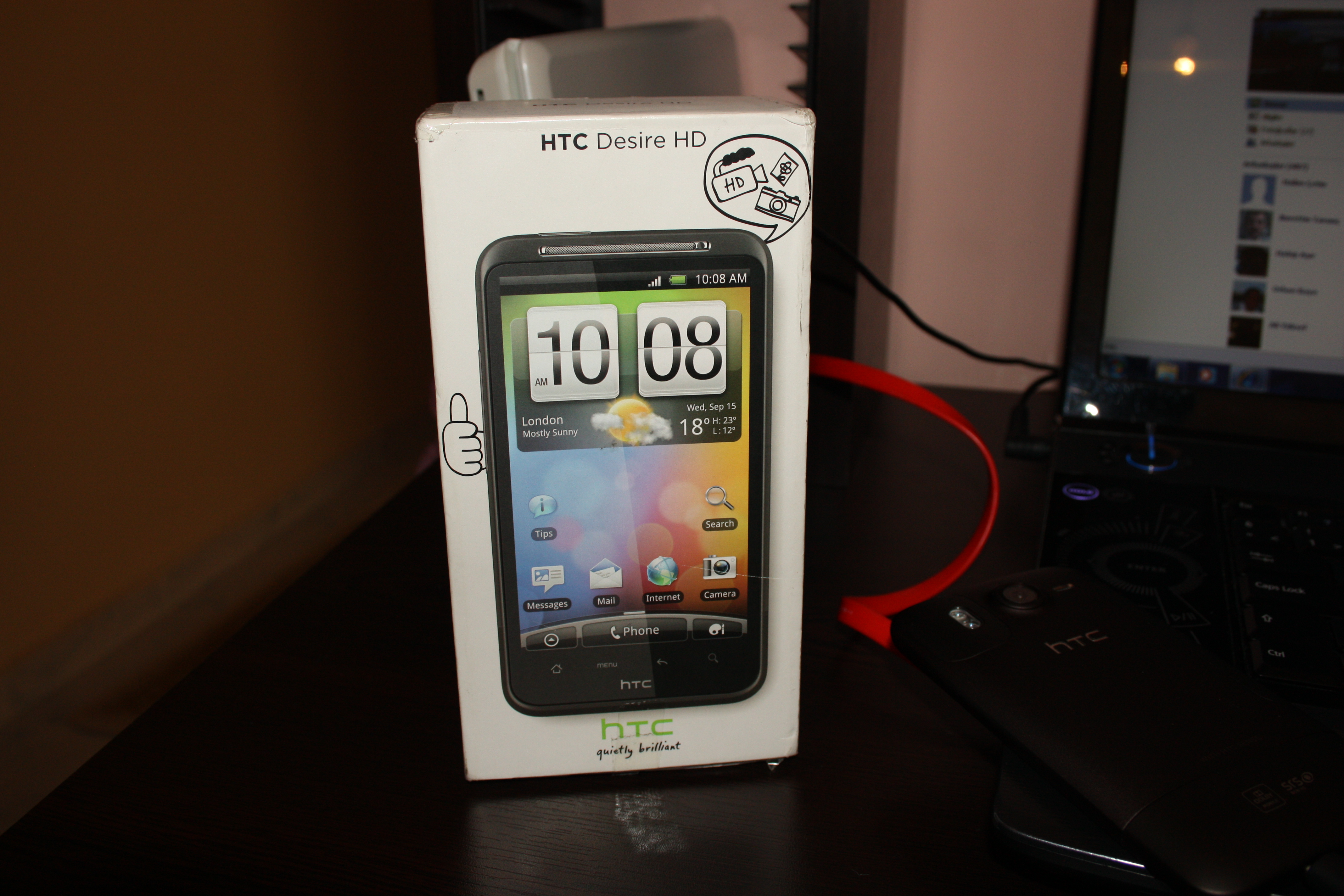  HTC desire HD Satılık Nakit Son 900 TL İphone 4 ile takas da olur