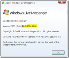  Windows Live Messenger (14.0.8064.0206) Çıktı !!!