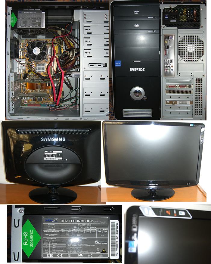  SATILIK OCZ 600W PSU'lu MasaüsTü Bİlgisayar