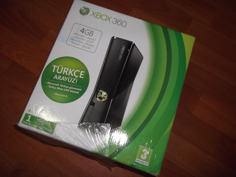  390 TL! Satılık SIFIR - GARANTİLİ Xbox360 4GB Slim