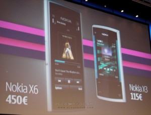 Ve Nokia, X serisi cep telefonları üzerindeki örtüyü kaldırdı; X3 - X6