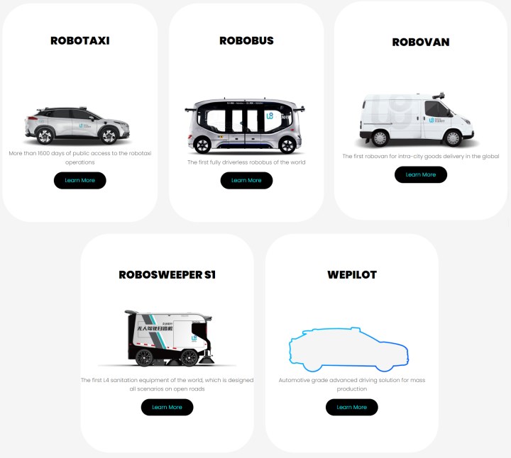 Çinli robotaksi şirketi WeRide, ABD’de faaliyetlerine başlıyor