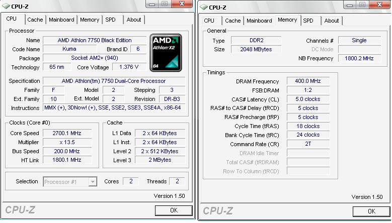  A780GM-A ve Kingston HyperX 2*1gb OC