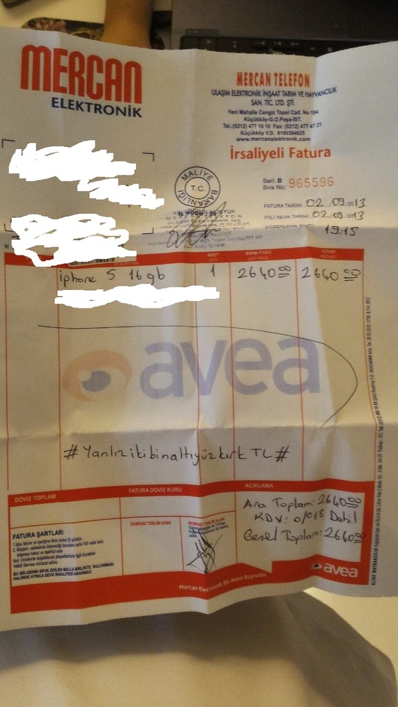  SATILDI !!! Avea çıkışlı tertemiz Garantili İphone 5 16 GB