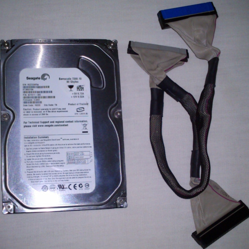  Seagate Barracuda 80Gb 7200.10 IDE + IDE Kablosu