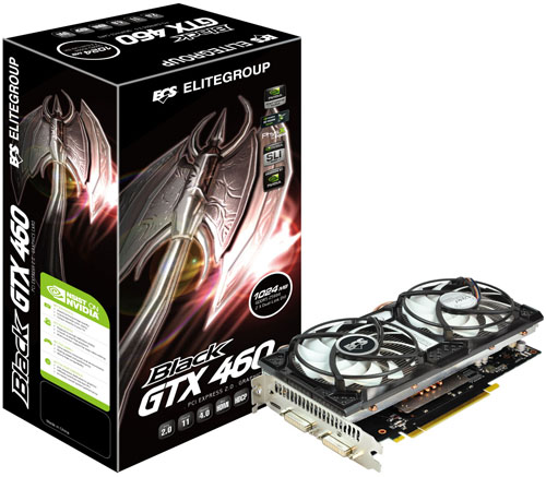 ECS, GeForce GTX 460 Black Edition modelini sunmaya hazırlanıyor