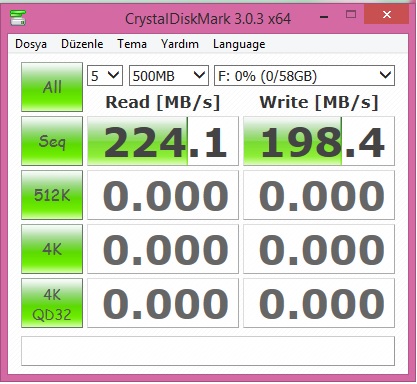  FLASH DISK TEST BAŞLIĞI!!!