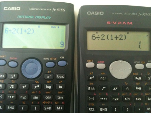  6÷2(1+2)=?