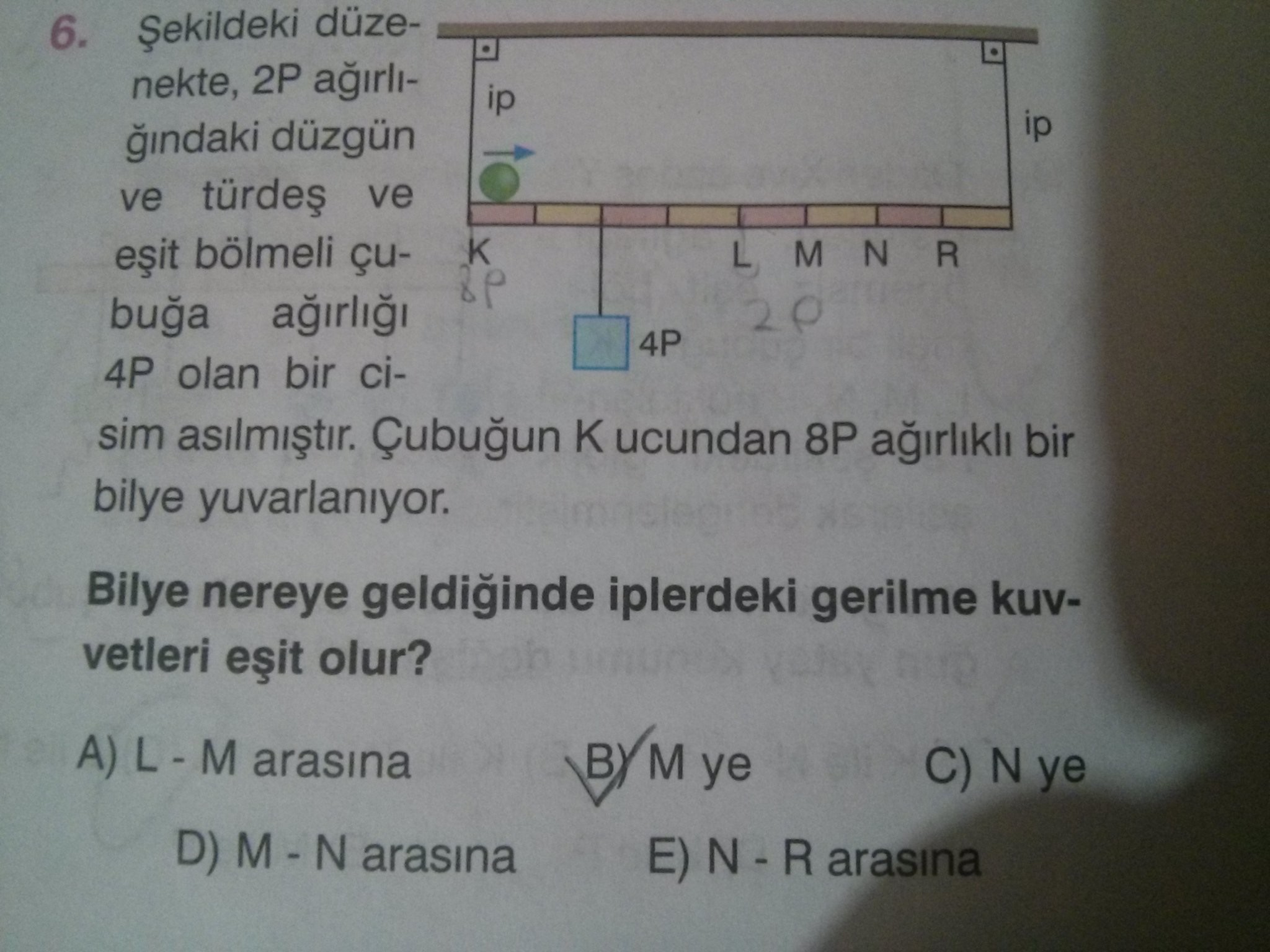  Fizik Denge Sorularım