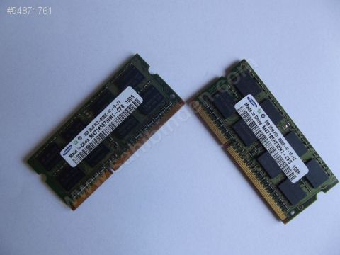  *******2x2=4 GB SAMSUNG DDR3 Laptop Ram 25 TL******