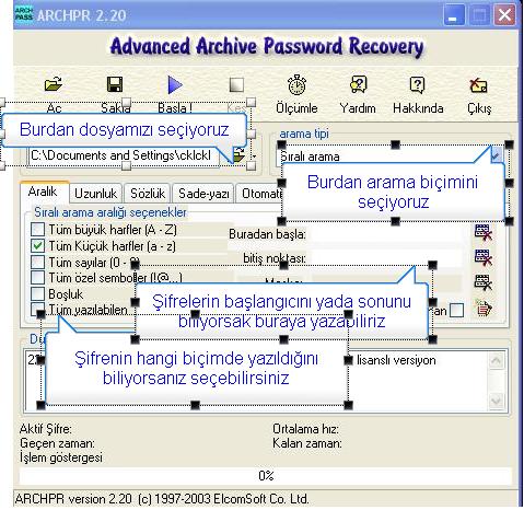  zip,rarşifre kırma yöntemi sonunda buldum resimli anlatım