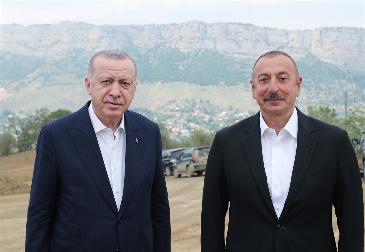Cumhurbaşkanı Erdoğan, İlham Aliyev ile Şuşa’yı geziyor. Galler Maçı. Devam eden altyapı çalışmaları