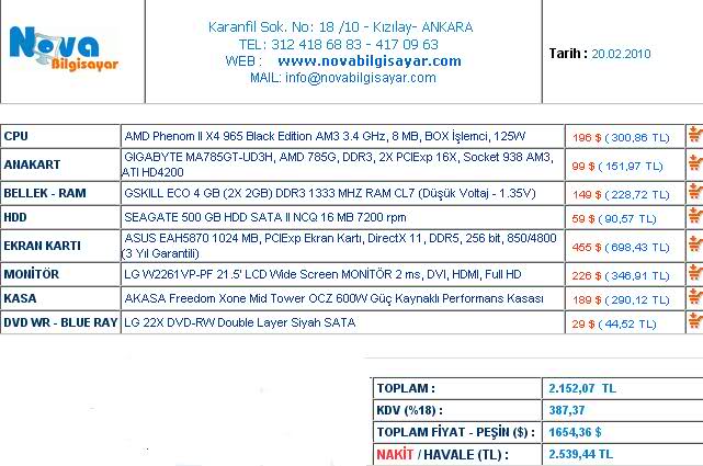  AMD pro sistem tavsiyesi