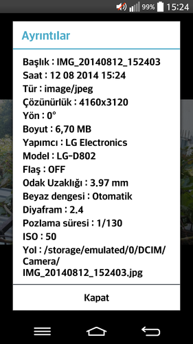  [4.6.0] Snap Camera HDR, LG G2 Kamerasından Daha İyi